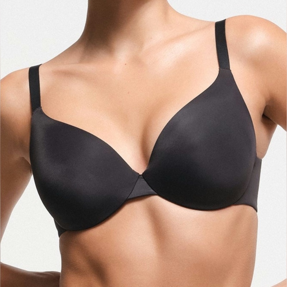 SKIMS - ONYX - SMOOTHING INTIMATES FULL COVERAGE LIGHTLY LINED BRA - NWT